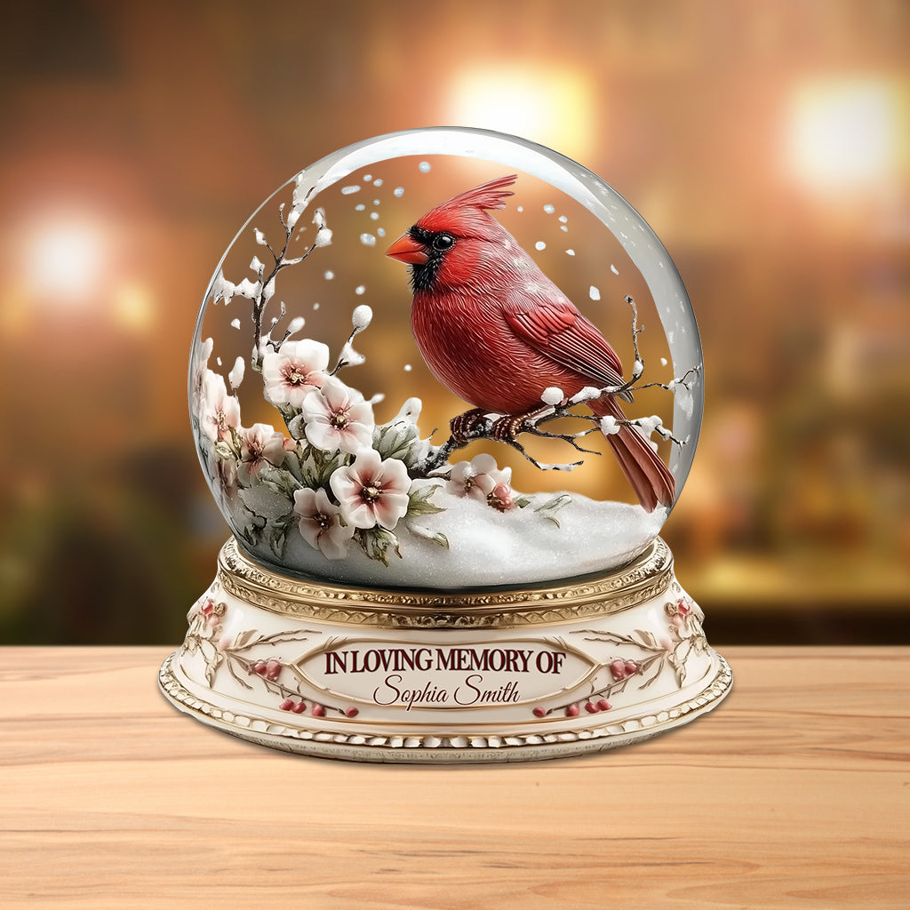 In liebevoller Erinnerung – Personalisierte Gedenktafel aus Acryl in individueller Form