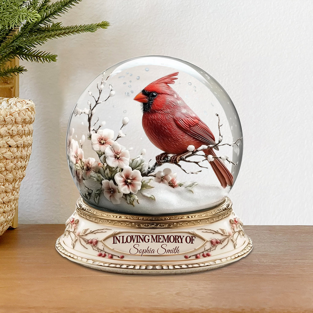 In liebevoller Erinnerung – Personalisierte Gedenktafel aus Acryl in individueller Form