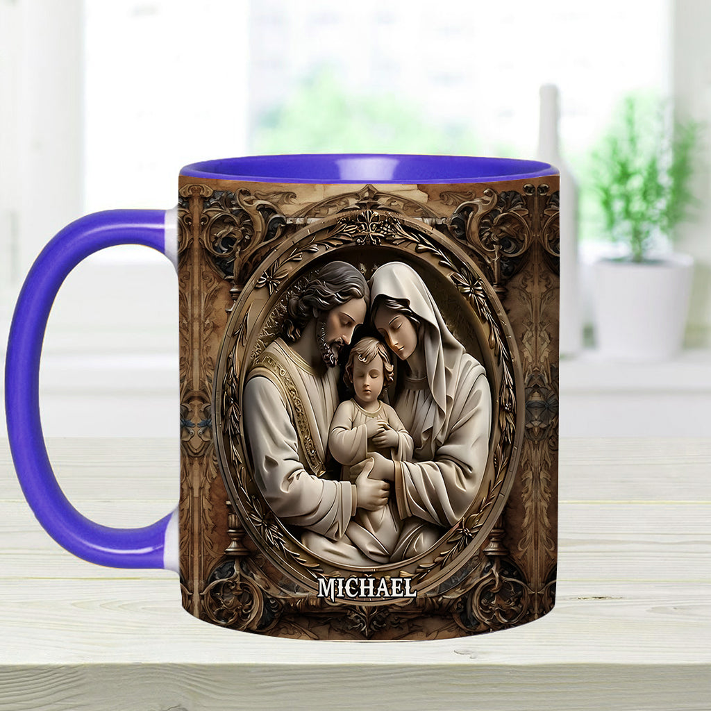 Ich glaube an ihn – Personalisierte Tasse mit christlichem Akzent