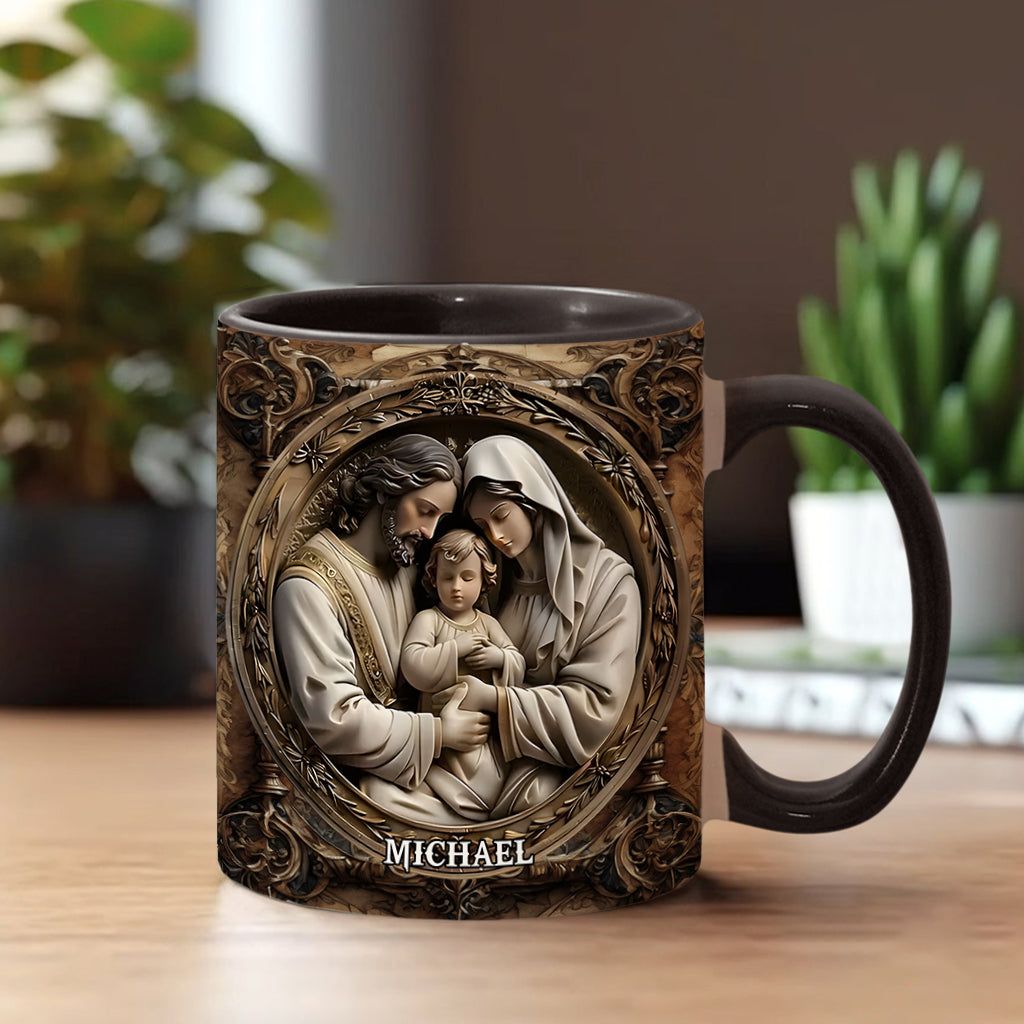 Ich glaube an ihn – Personalisierte Tasse mit christlichem Akzent