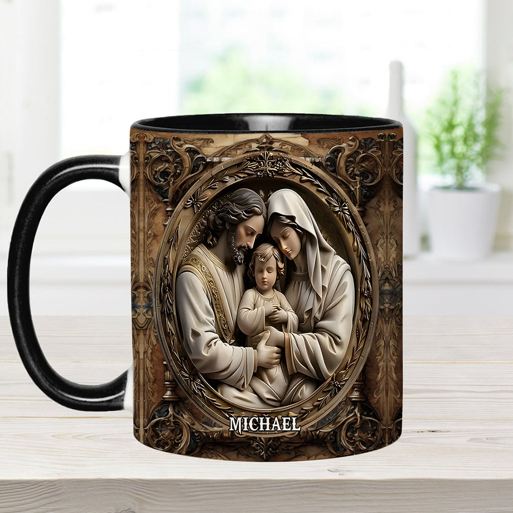 Ich glaube an ihn – Personalisierte Tasse mit christlichem Akzent