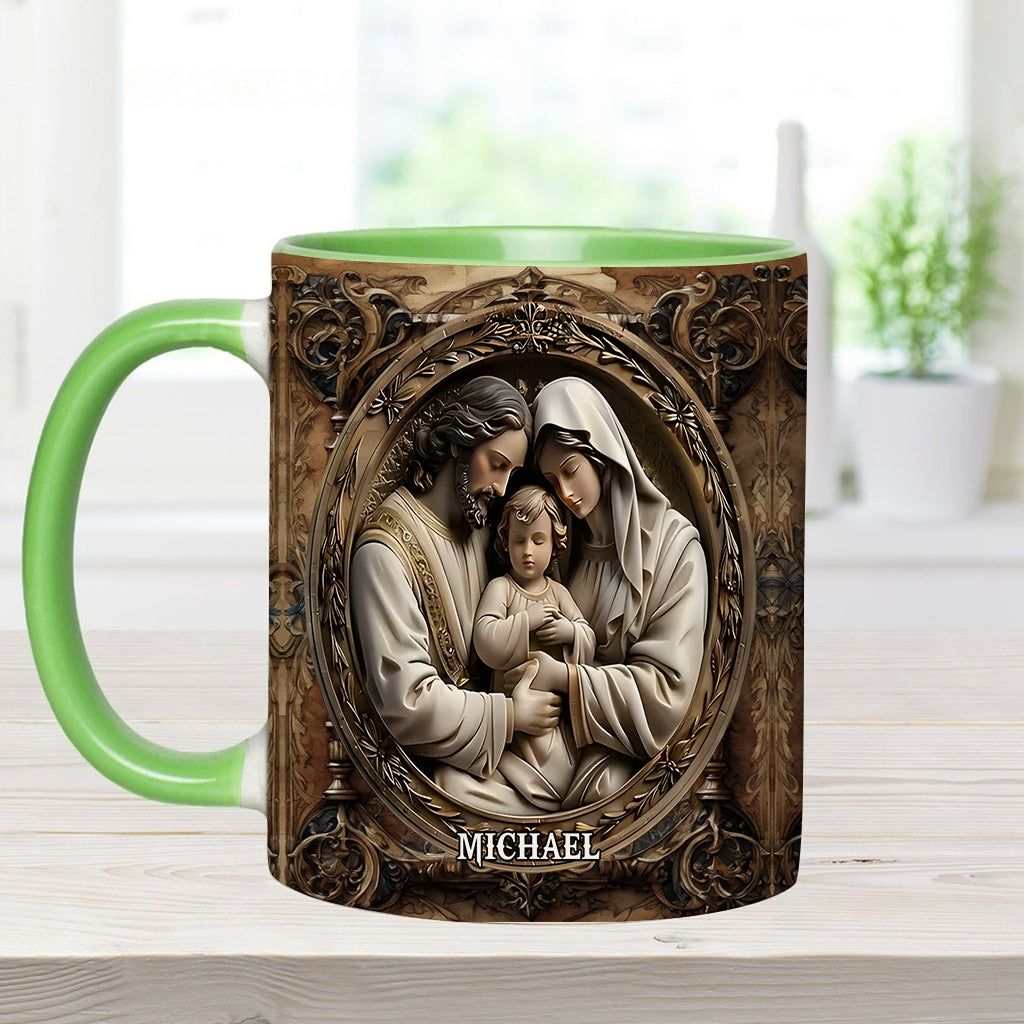 Ich glaube an ihn – Personalisierte Tasse mit christlichem Akzent