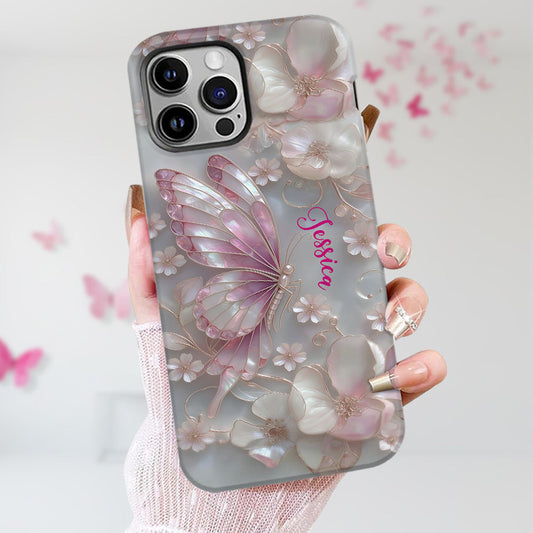 Love Butterflies - Personalized Butterfly Full Print Phone Case
