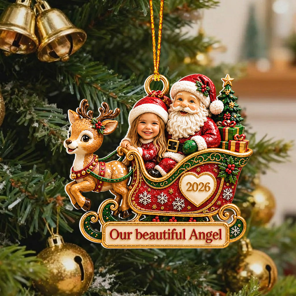 Christmas Decor, Newborn Keepsake - Personalized Kid Premium 3D Ornament
