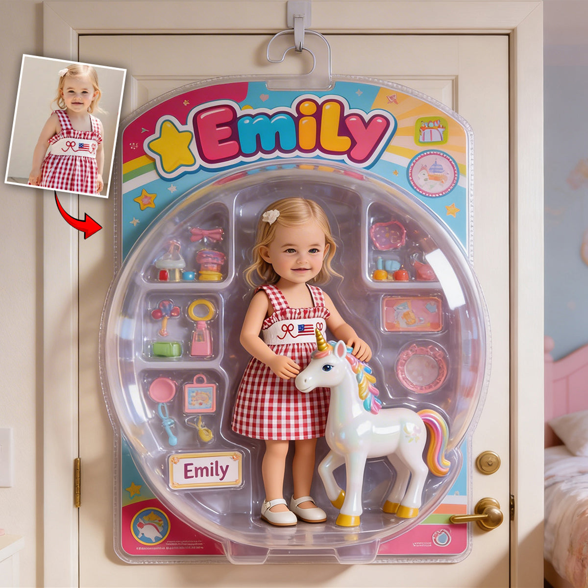 Jedes Foto, jedes Thema – Geschenke für Kinder – Personalisierte LED-Nachtleuchte aus Acryl für Kinder