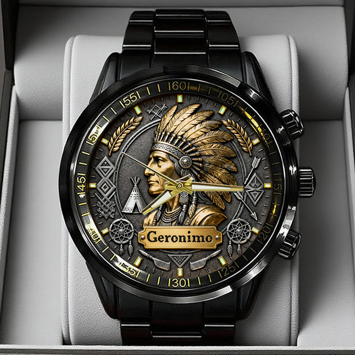 Indigenous - Personalized American Indian Hand Watch