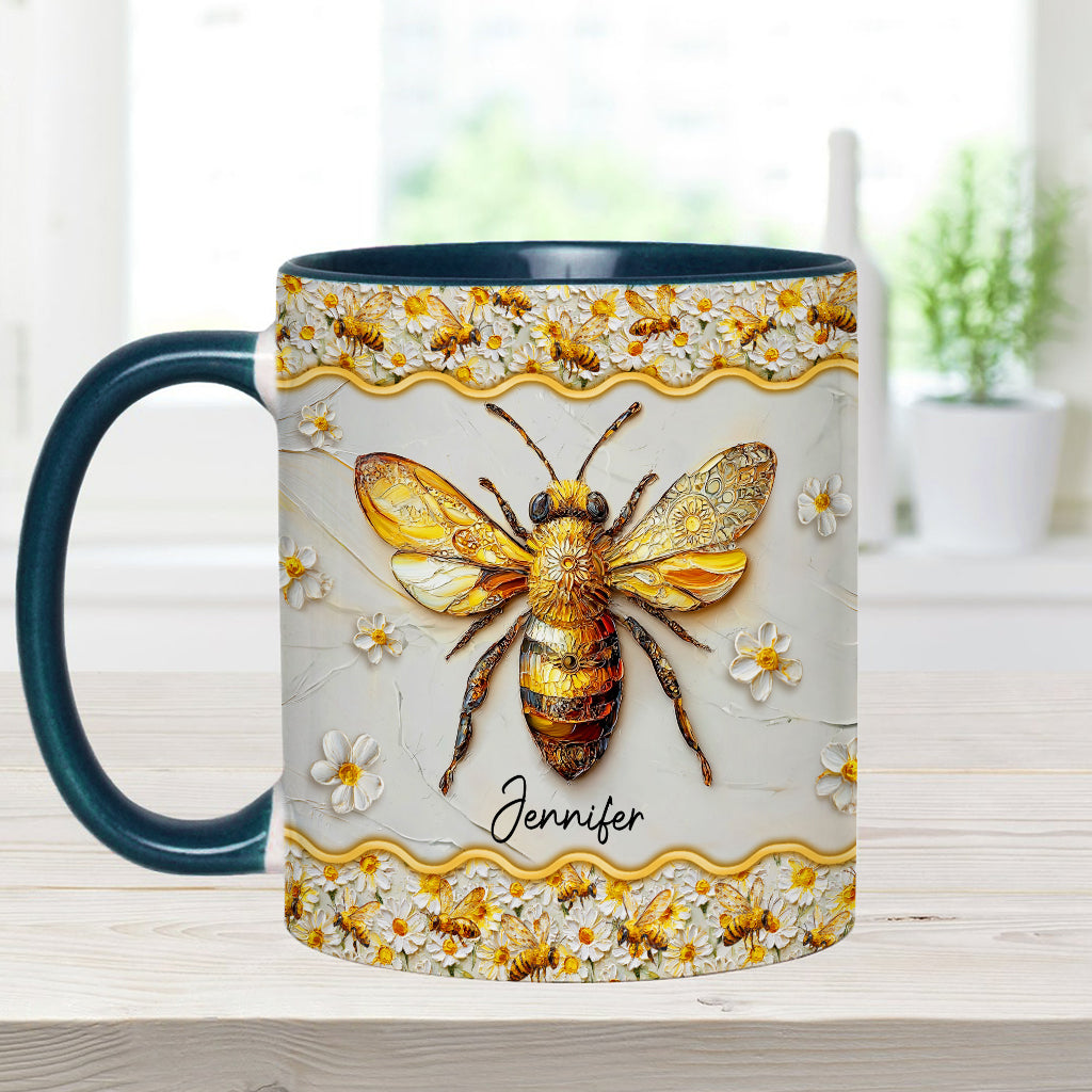 Wunderschöne Bienen – Personalisierte Tasse mit Bienenmotiv