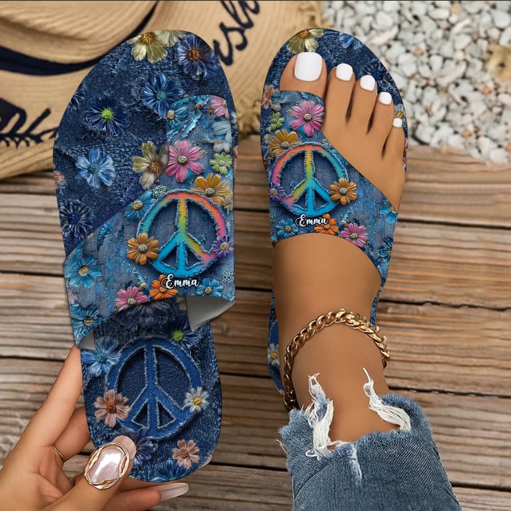 Hippie Soul – Personalisierte Hippie-Sandalen mit offener Zehenpartie