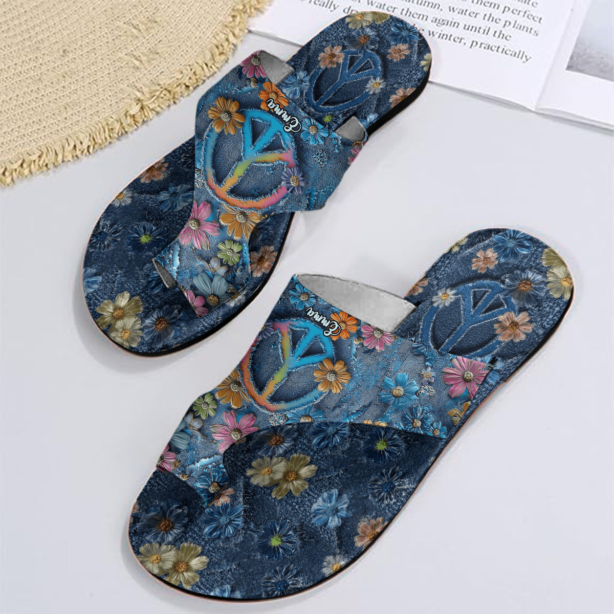 Hippie Soul – Personalisierte Hippie-Sandalen mit offener Zehenpartie
