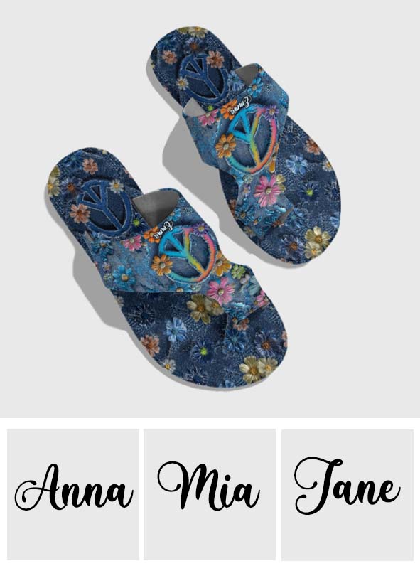 Hippie Soul – Personalisierte Hippie-Sandalen mit offener Zehenpartie