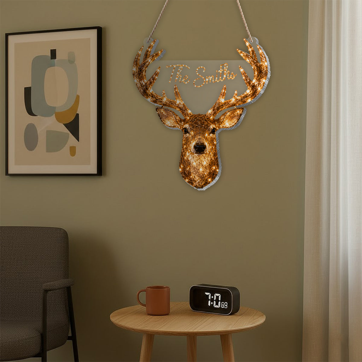 Deer Hunting Glow Up Season - Personalized Hunting LED Light Acrylic Sign