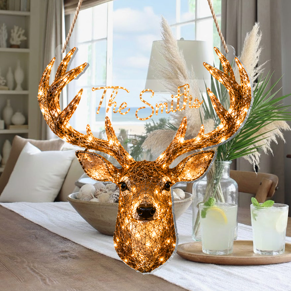 Deer Hunting Glow Up Season - Personalized Hunting LED Light Acrylic Sign