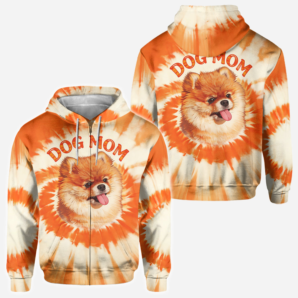Tie-Dye Stil Shirt für Hundebesitzer - Personalisiertes Hundeshirt