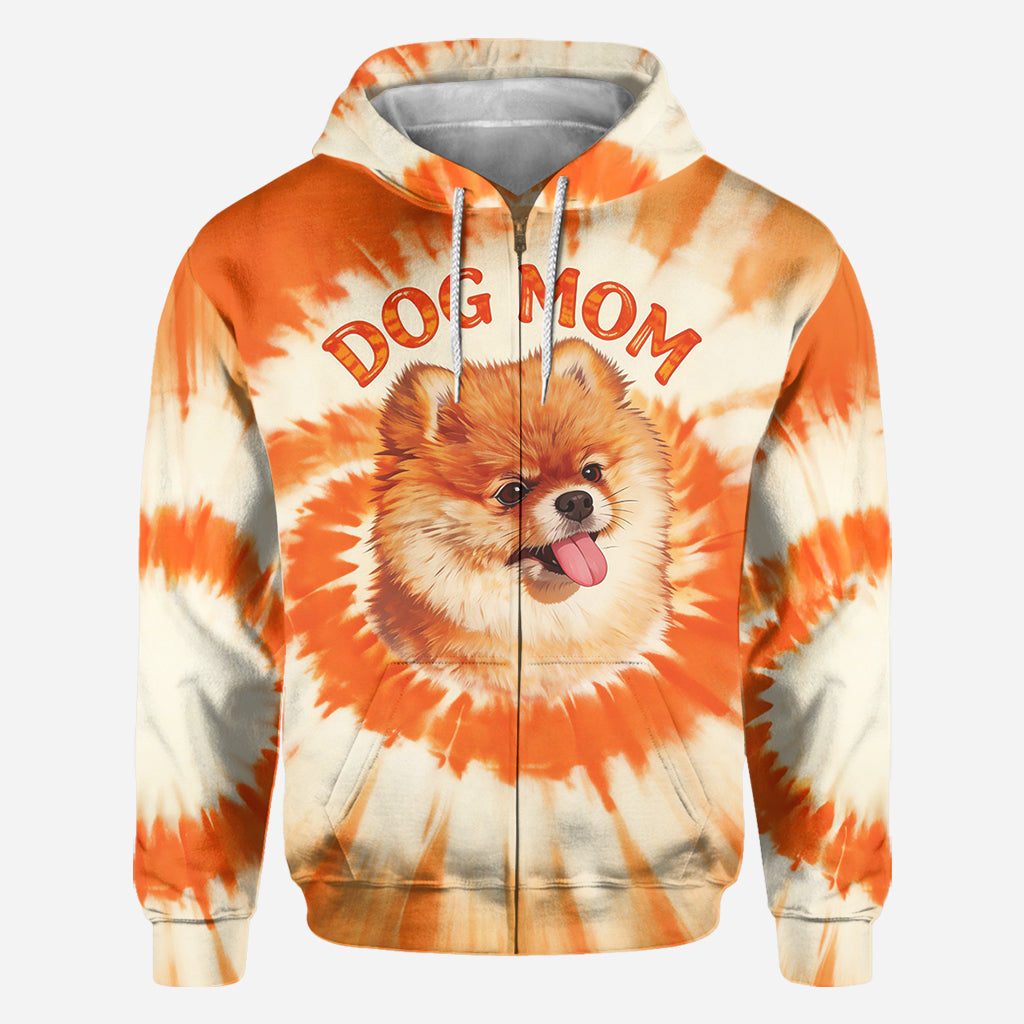 Tie-Dye Stil Shirt für Hundebesitzer - Personalisiertes Hundeshirt
