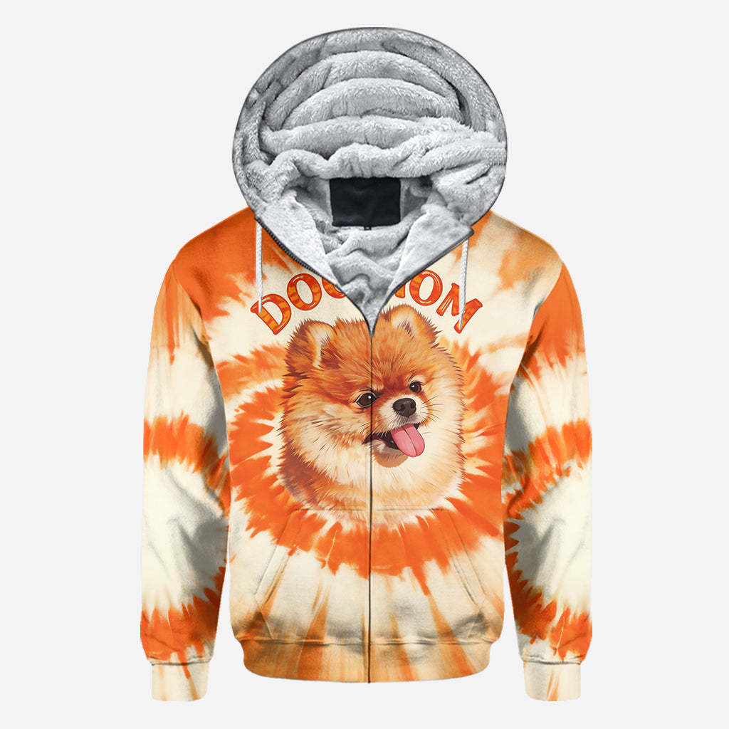 Tie-Dye Stil Shirt für Hundebesitzer - Personalisiertes Hundeshirt