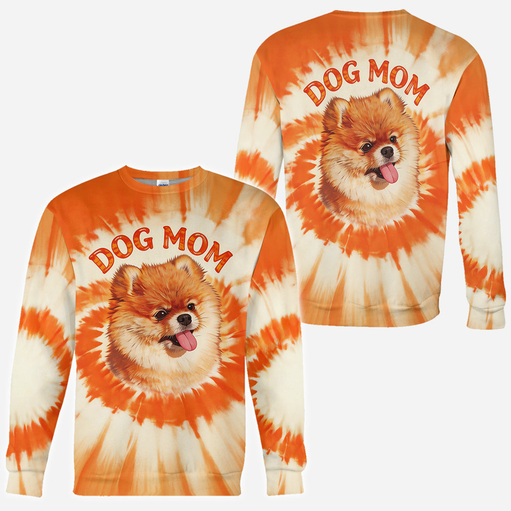 Tie-Dye Stil Shirt für Hundebesitzer - Personalisiertes Hundeshirt