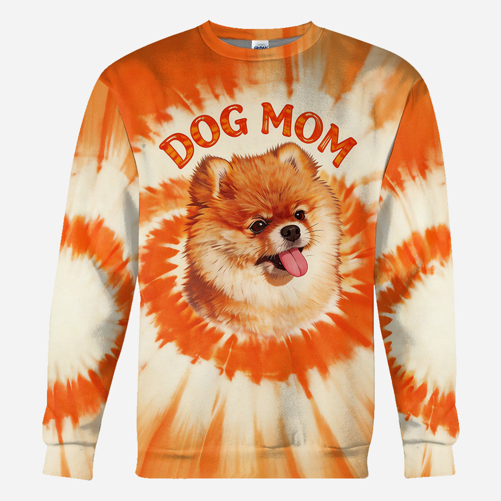 Tie-Dye Stil Shirt für Hundebesitzer - Personalisiertes Hundeshirt