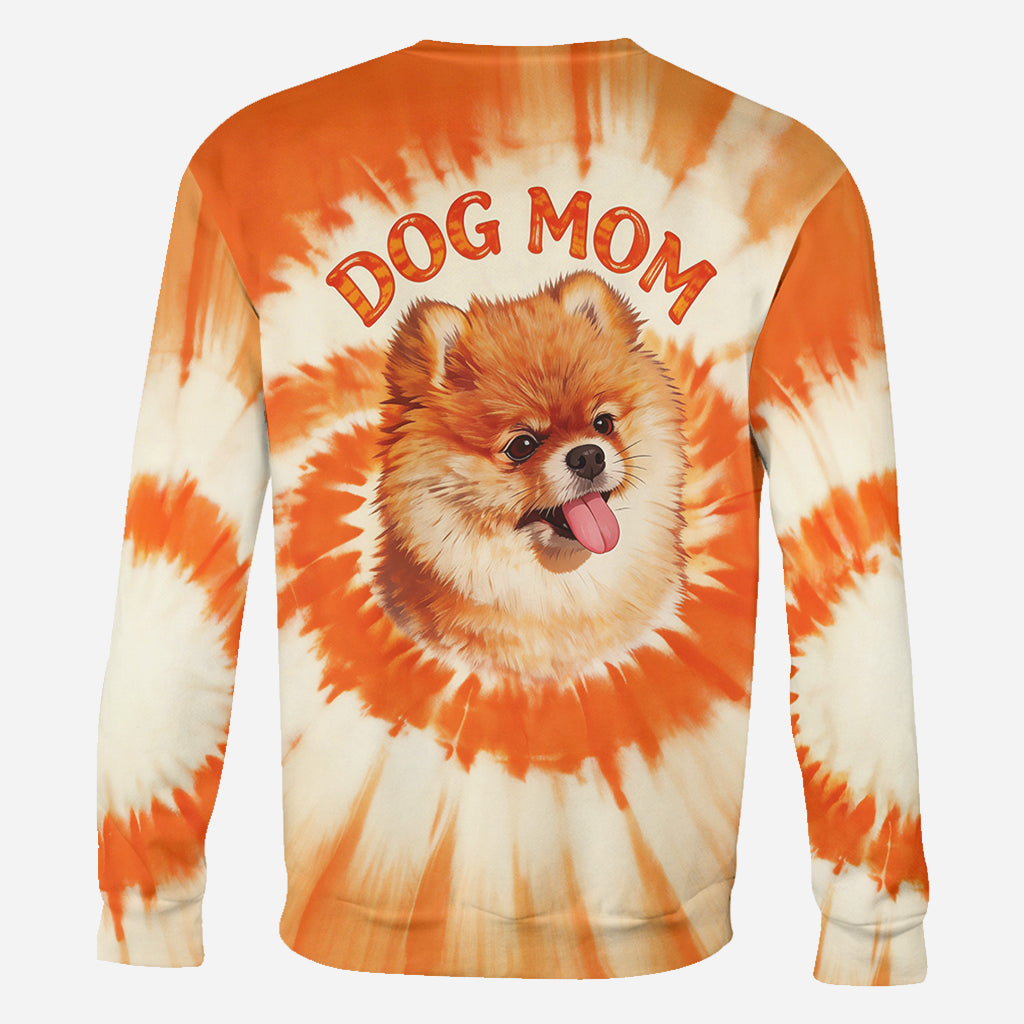 Tie-Dye Stil Shirt für Hundebesitzer - Personalisiertes Hundeshirt