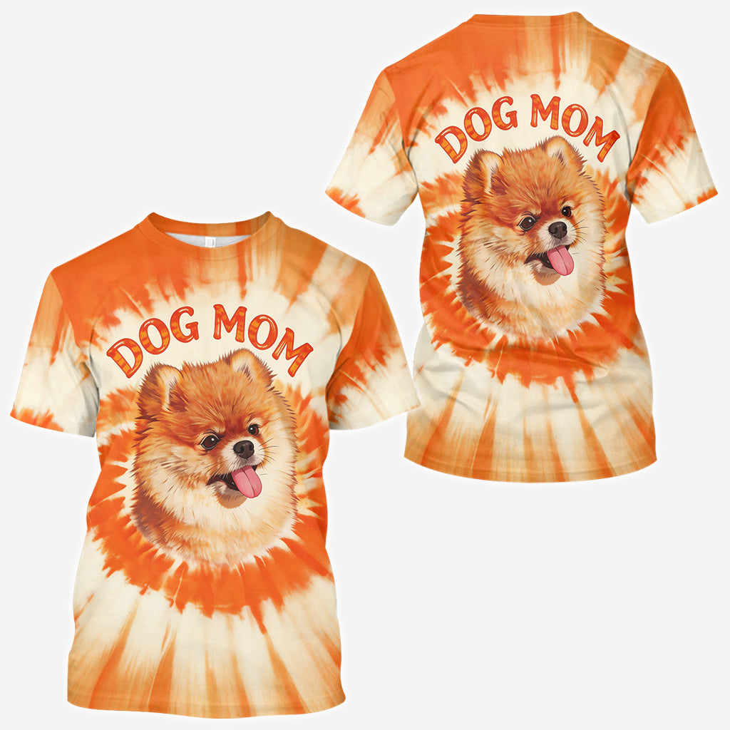 Tie-Dye Stil Shirt für Hundebesitzer - Personalisiertes Hundeshirt