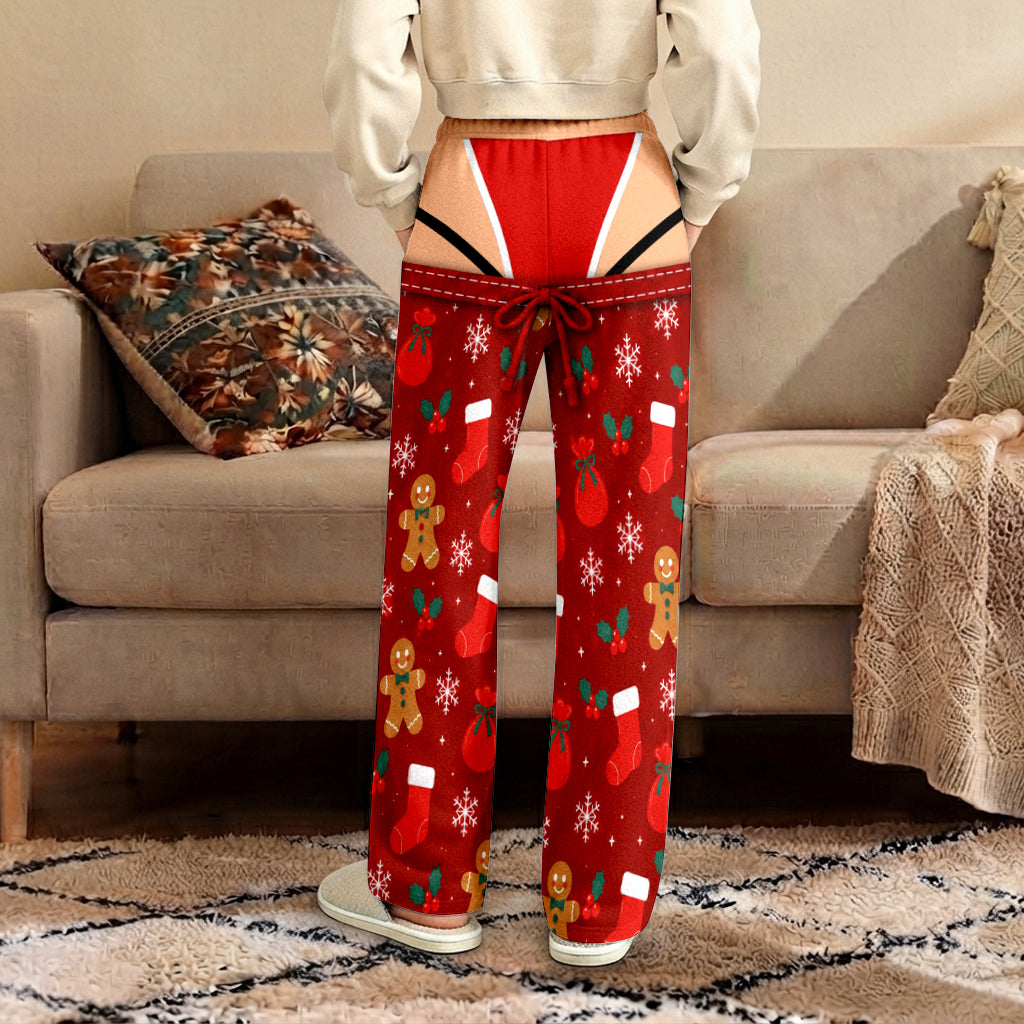 Ho Ho Hold Your Nose - Personalized Real Men Pajama Pants