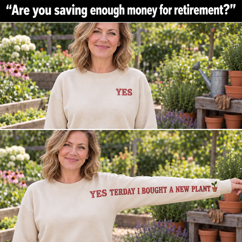 Gestern habe ich eine neue Pflanze gekauft - Personalisiertes Garten-Shirt
