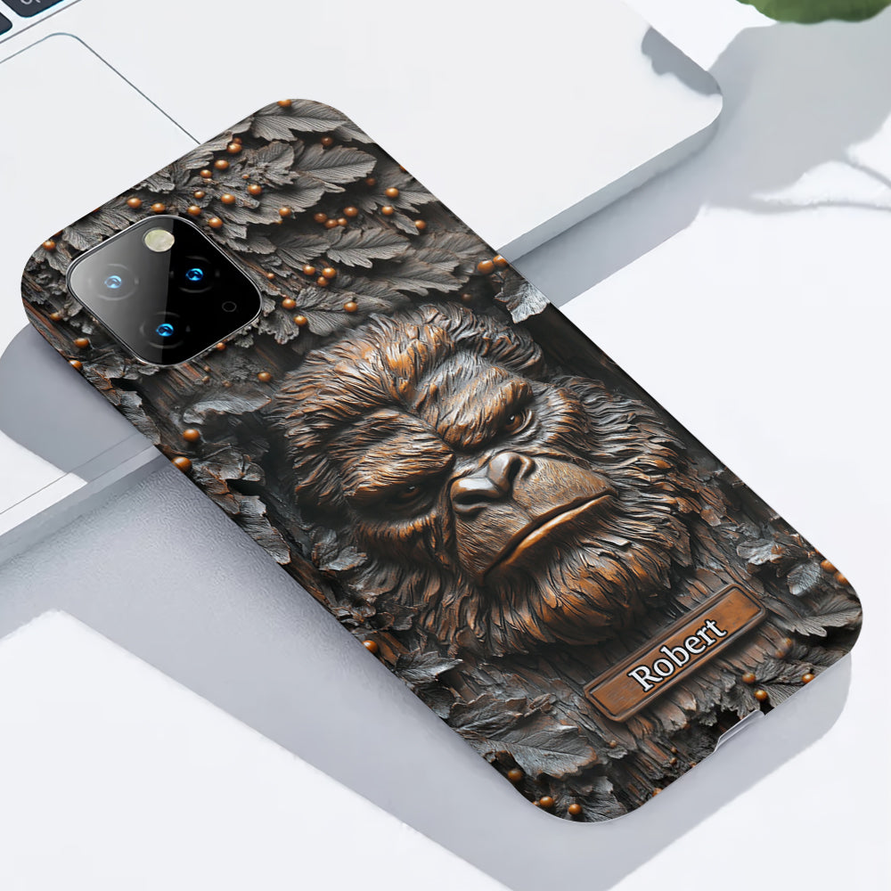 Sasquatch - Personalized Camping Full Print Phone Case