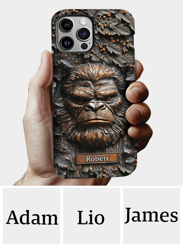 Sasquatch - Personalized Camping Full Print Phone Case