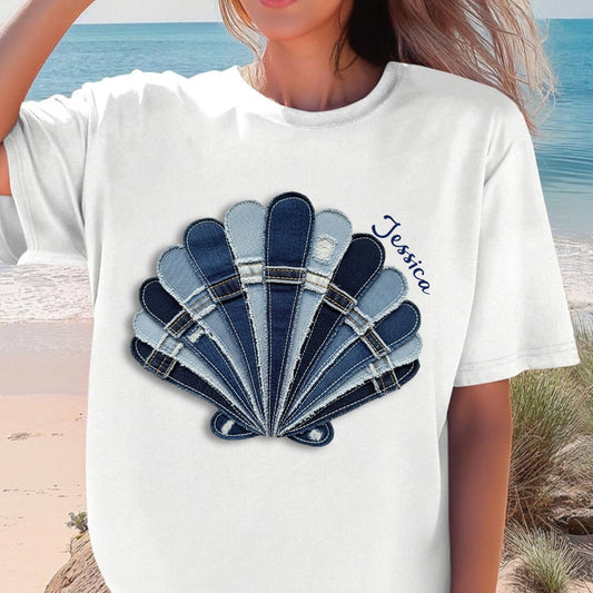 Blue Sea Is Waitting - Personalized Sea Lover T-shirt And Hoodie