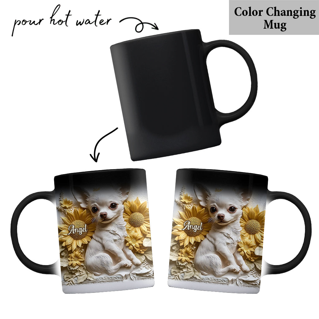 Niedlicher Chihuahua - Personalisierte Hundetasse