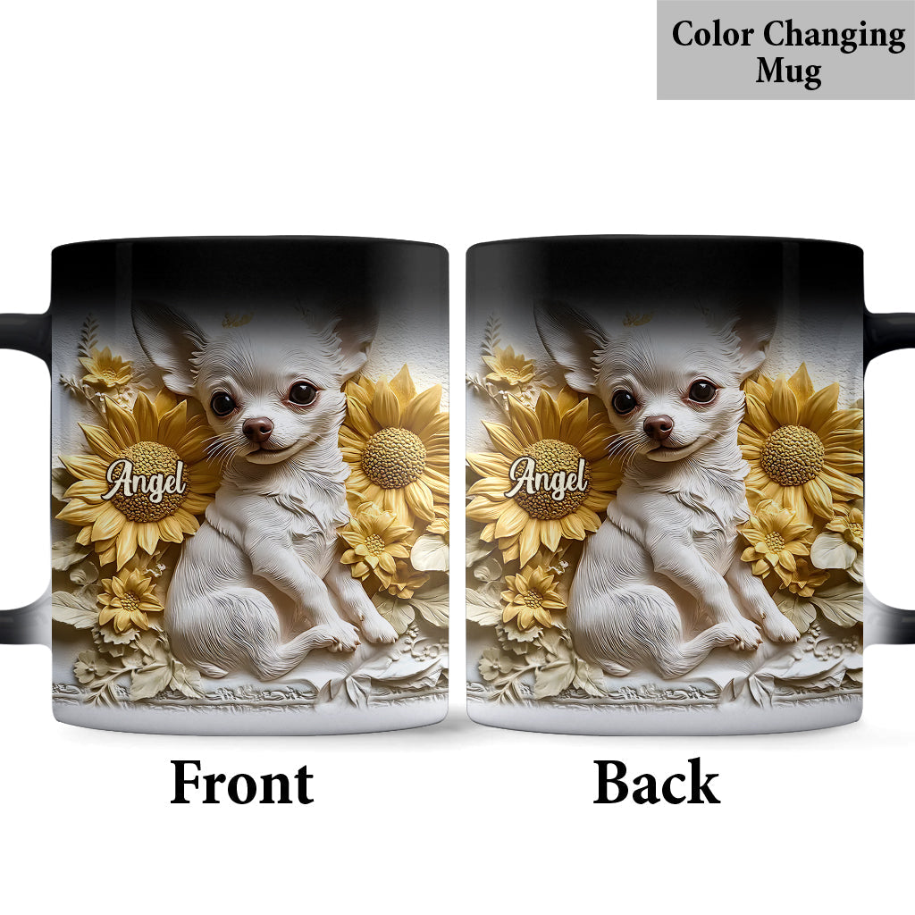 Niedlicher Chihuahua - Personalisierte Hundetasse