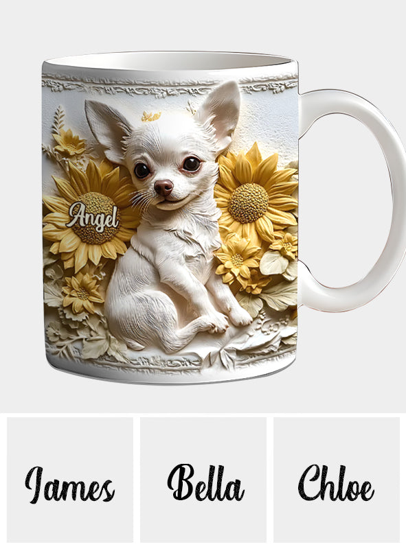 Niedlicher Chihuahua - Personalisierte Hundetasse