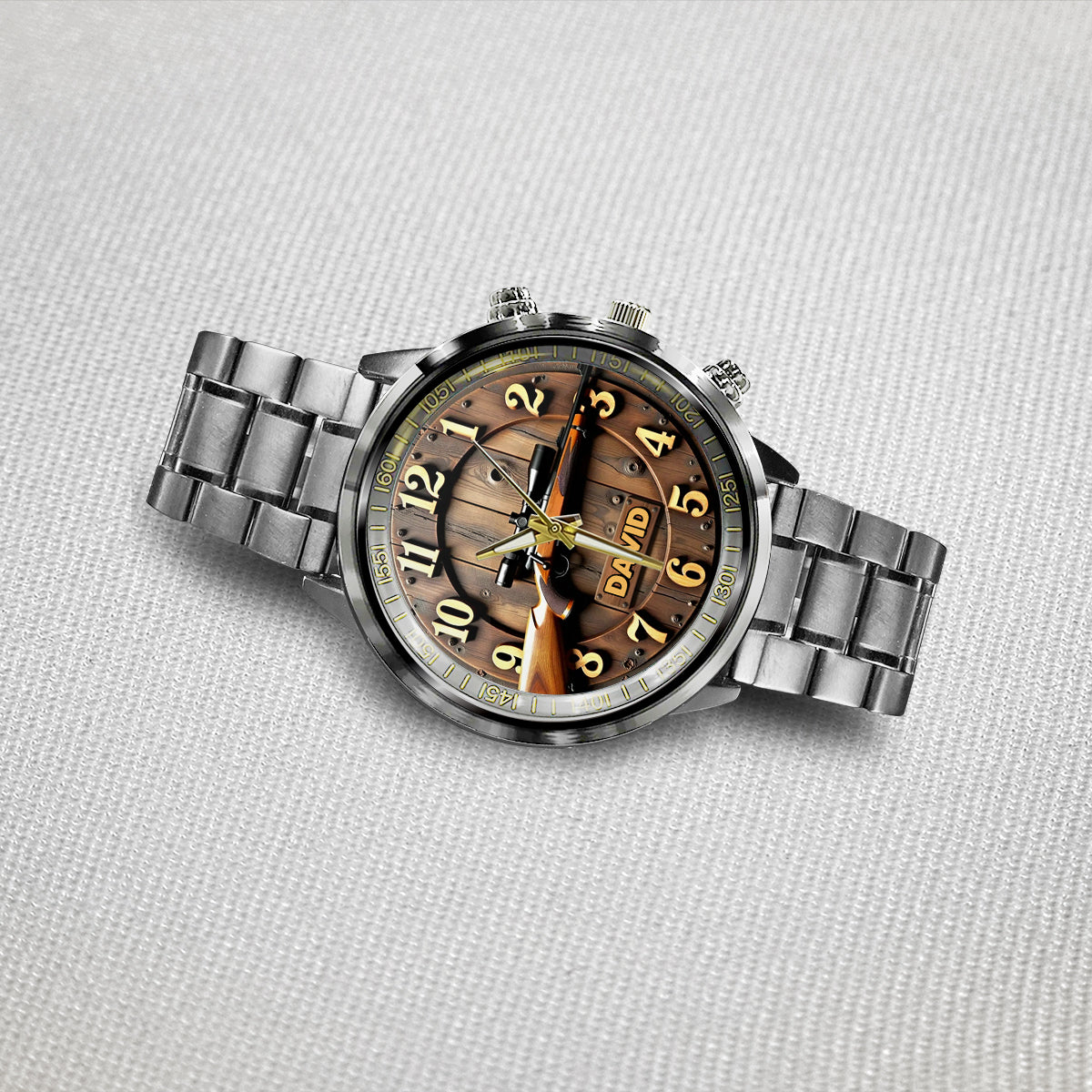 Die Jagdgewehre - Personalisierte Jagdhanduhr