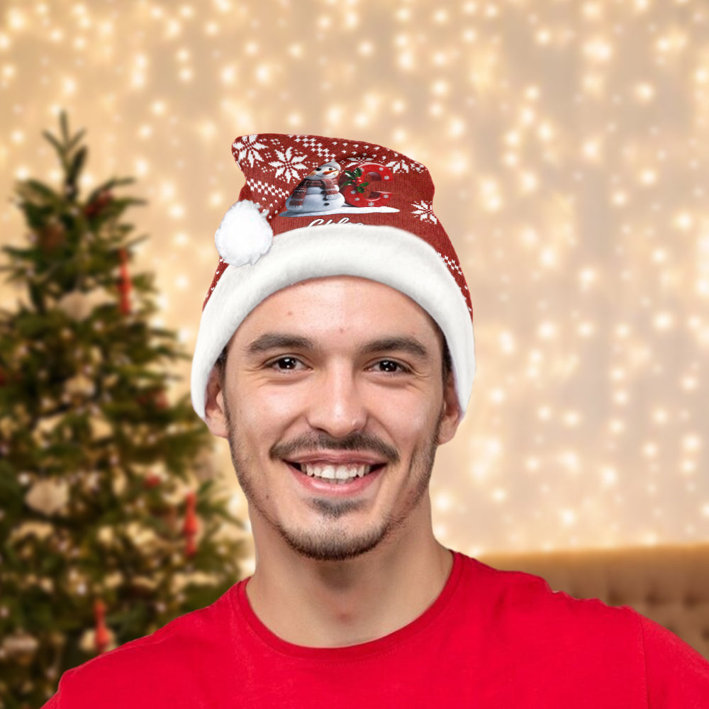 Merry Christmas - Personalized Family Santa Claus Hat