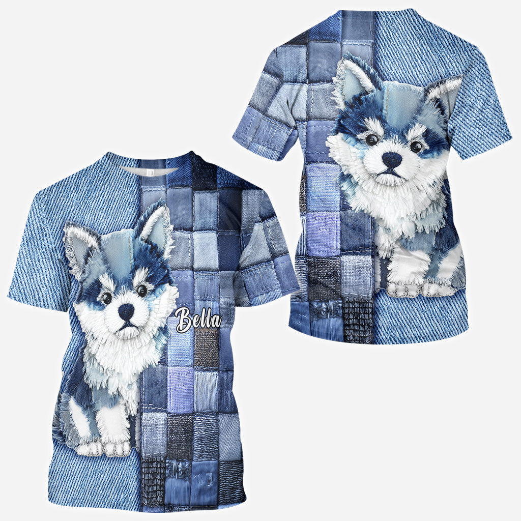 Liebe Shiba Inu - Personalisiertes T-Shirt mit Hundemotiv