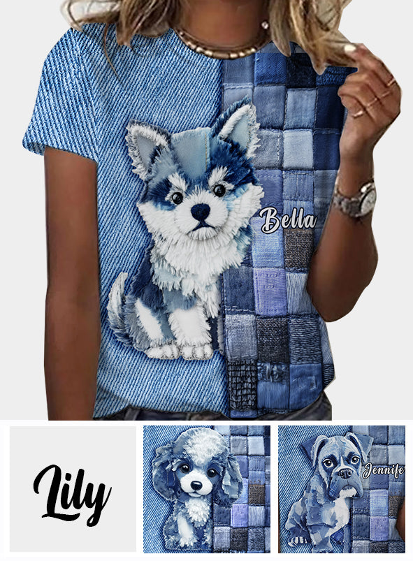 Liebe Shiba Inu - Personalisiertes T-Shirt mit Hundemotiv