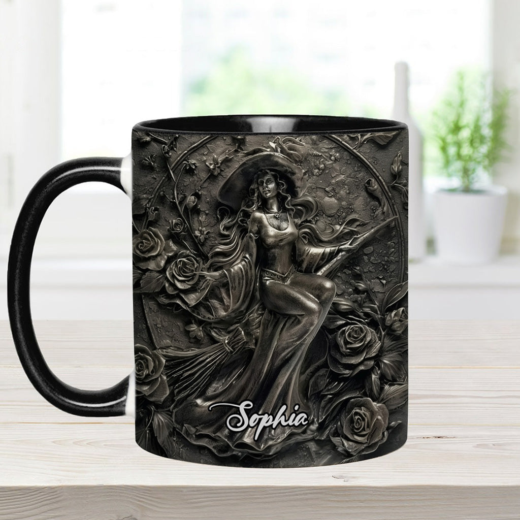Wunderschöne Hexe – Personalisierte Tasse mit Hexenmotiv