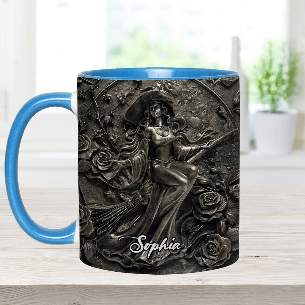 Wunderschöne Hexe – Personalisierte Tasse mit Hexenmotiv