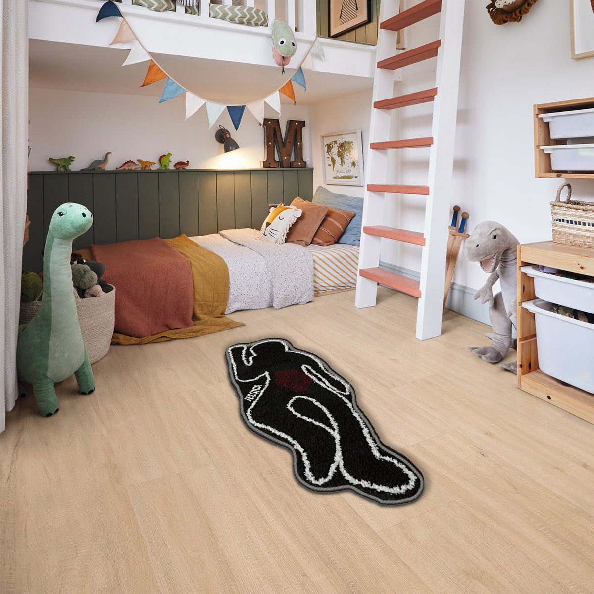 True Crime Era – Personalisierter, rutschfester True Crime-Teppich