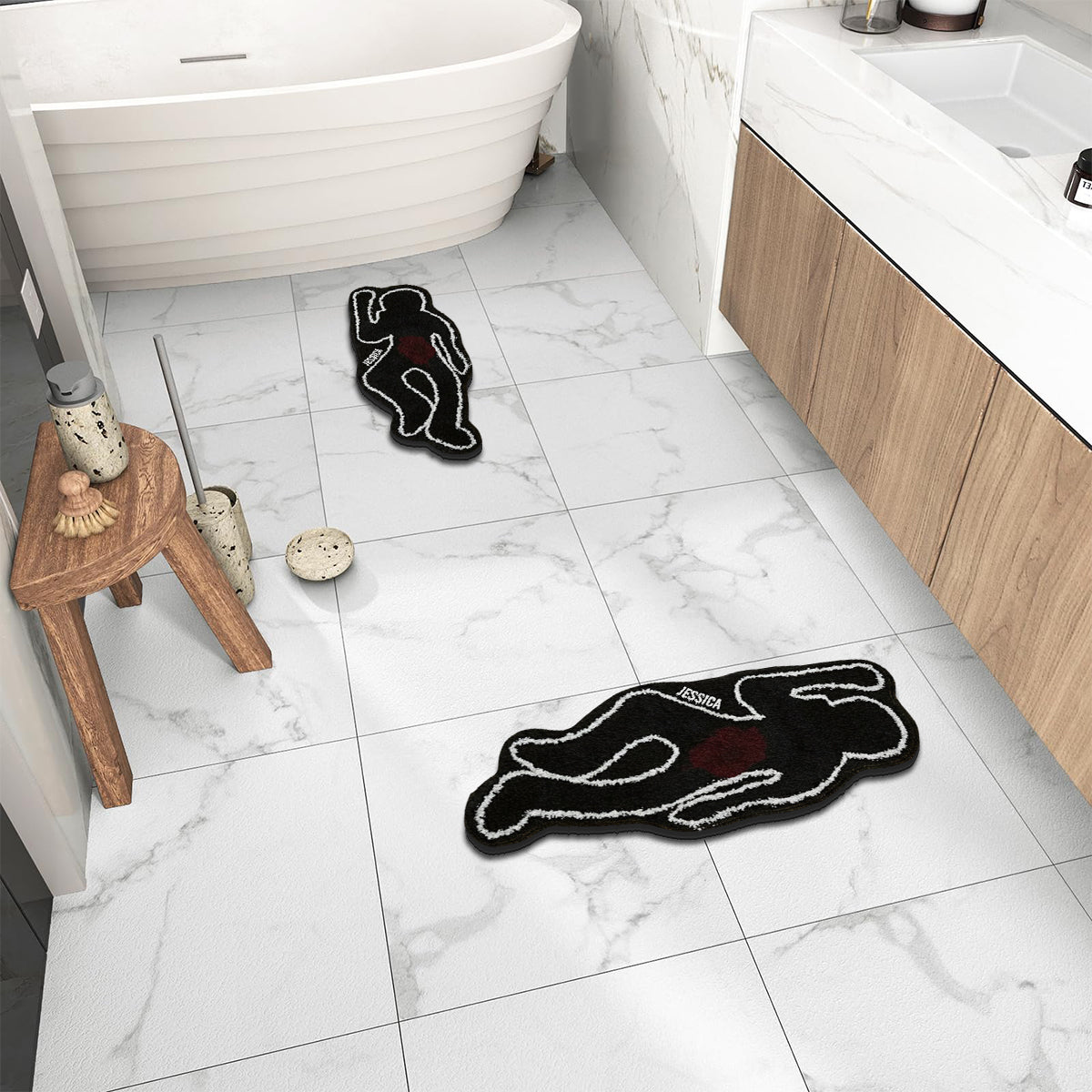 True Crime Era – Personalisierter, rutschfester True Crime-Teppich