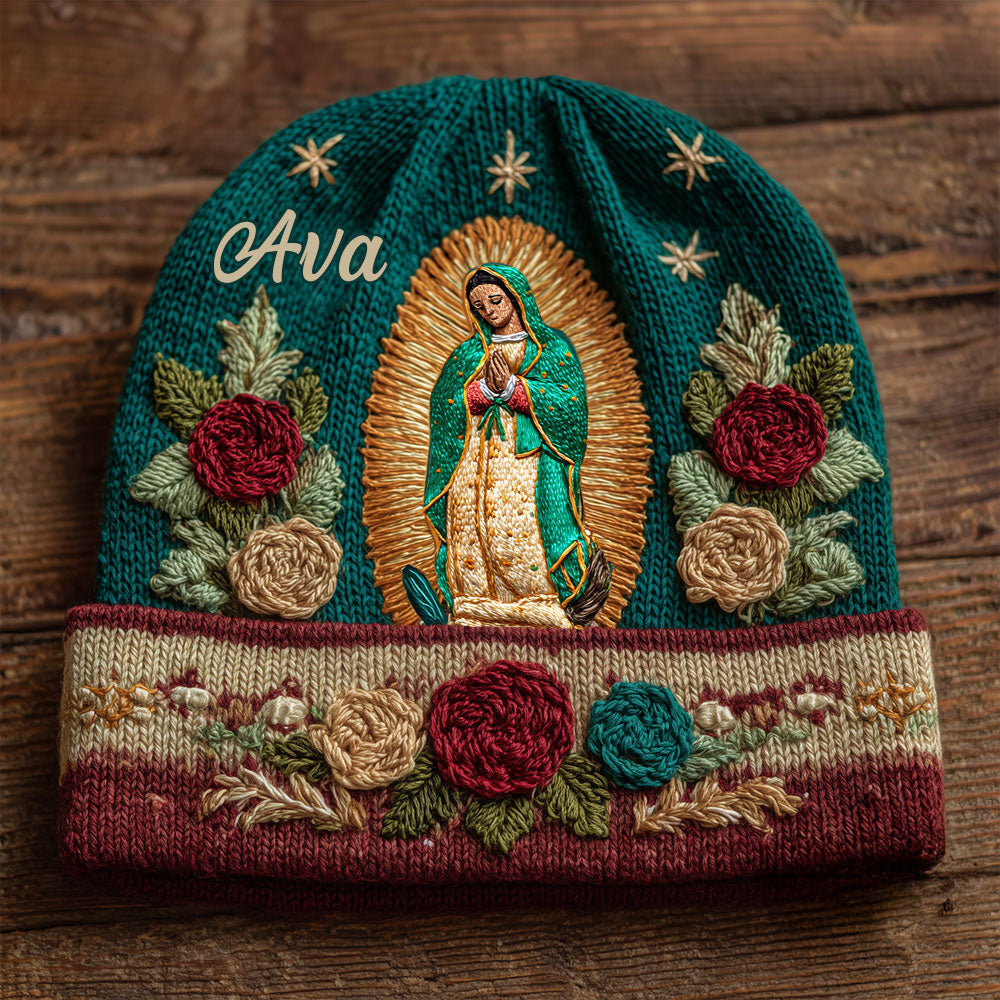 Our Lady Of Guadalupe - Personalized Christian Beanie Hat