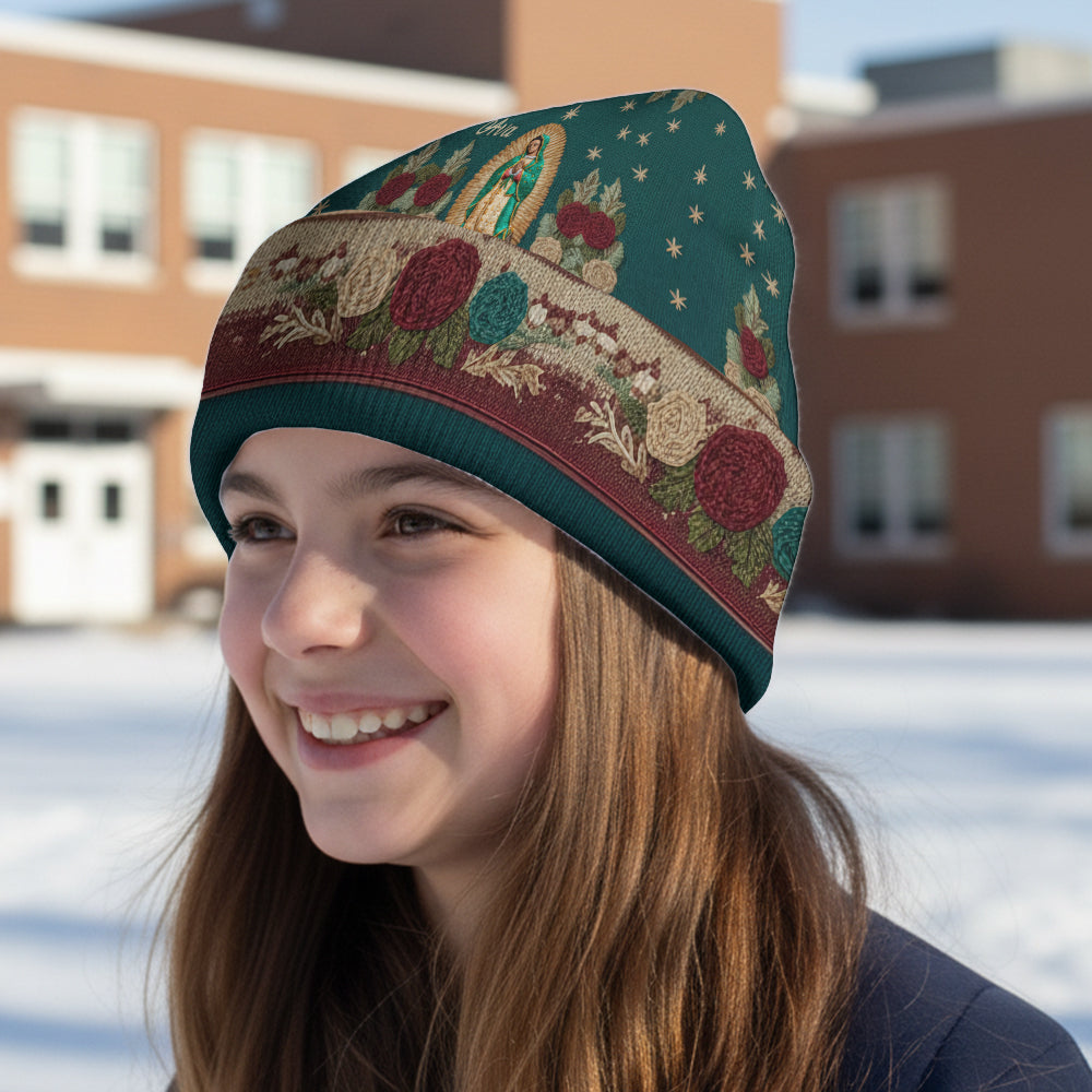 Our Lady Of Guadalupe - Personalized Christian Beanie Hat