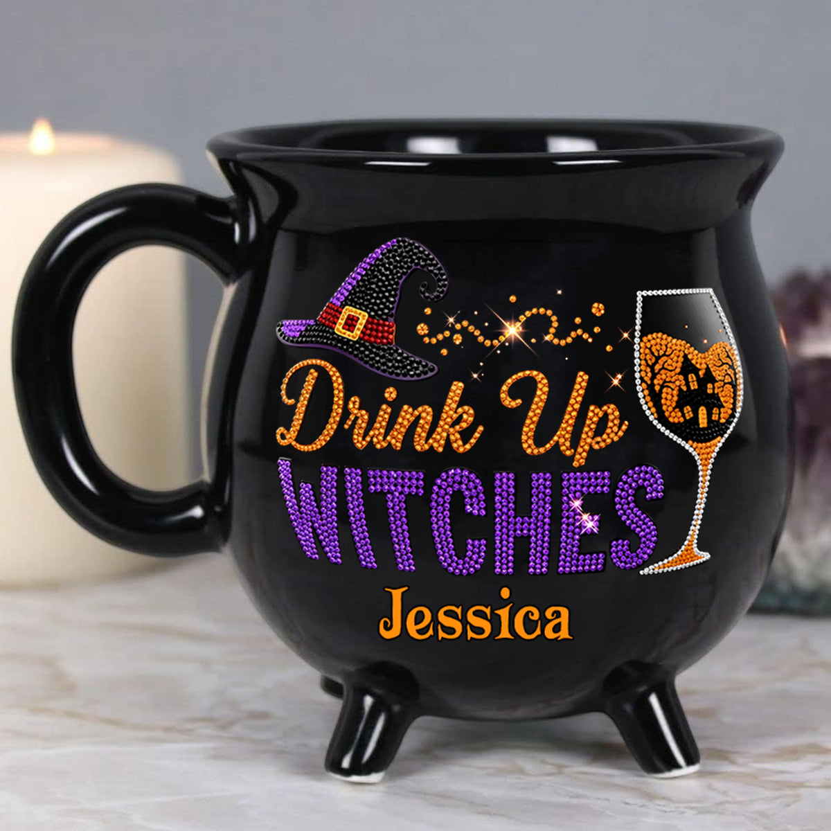 Prost, Hexen! - Personalisierter Hexenkessel-Becher