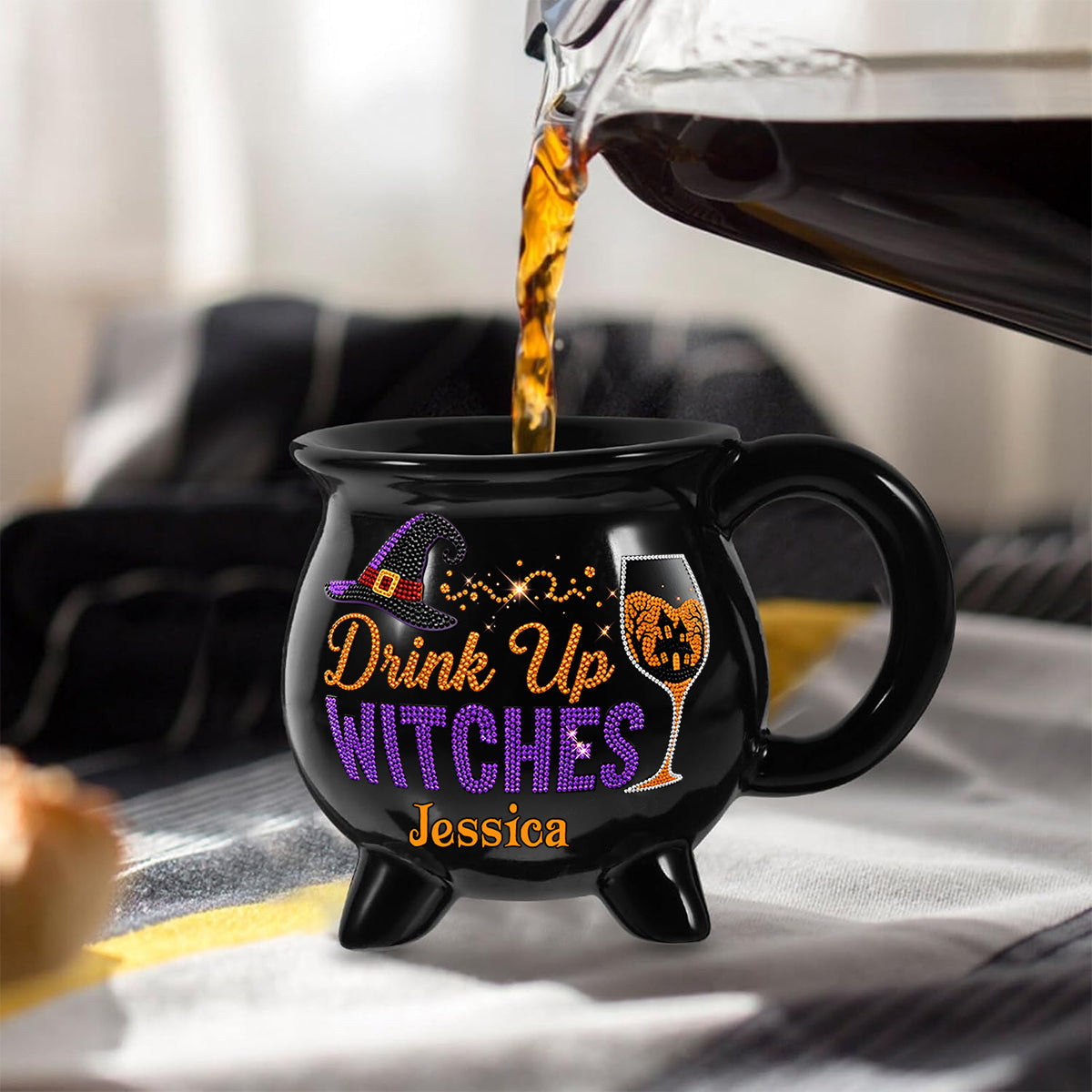 Prost, Hexen! - Personalisierter Hexenkessel-Becher