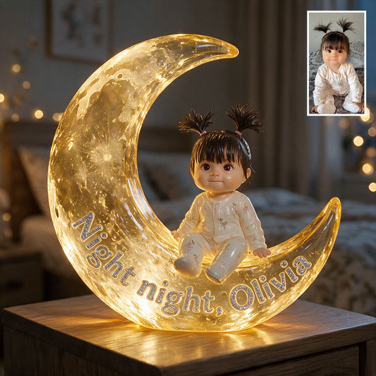 Gute Nacht - Personalisierte Kinder Acryl LED Nachtlicht