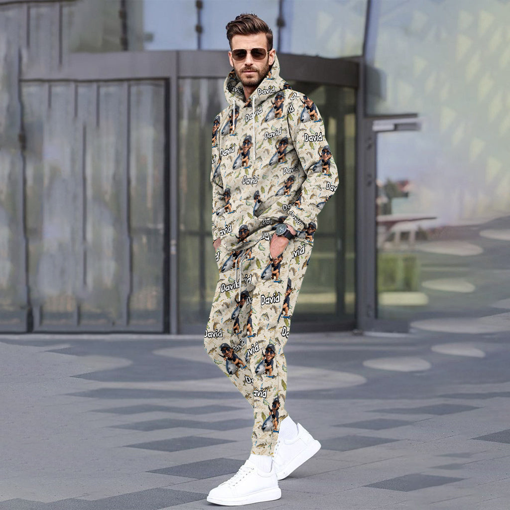 Funny Gift For Fishing Lovers - Personalized Fishing Hoodie and Sweatpants