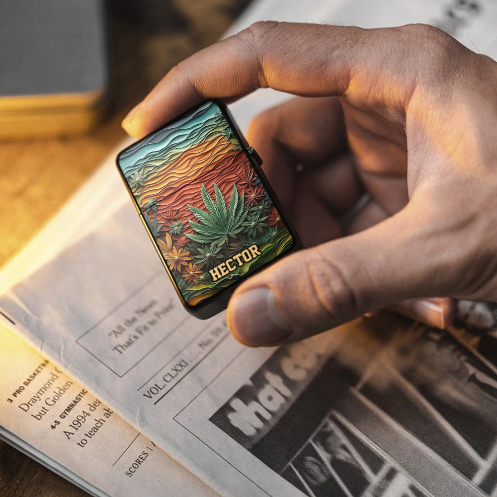 Inhaliere das gute Zeug – personalisiertes Weed-Feuerzeug