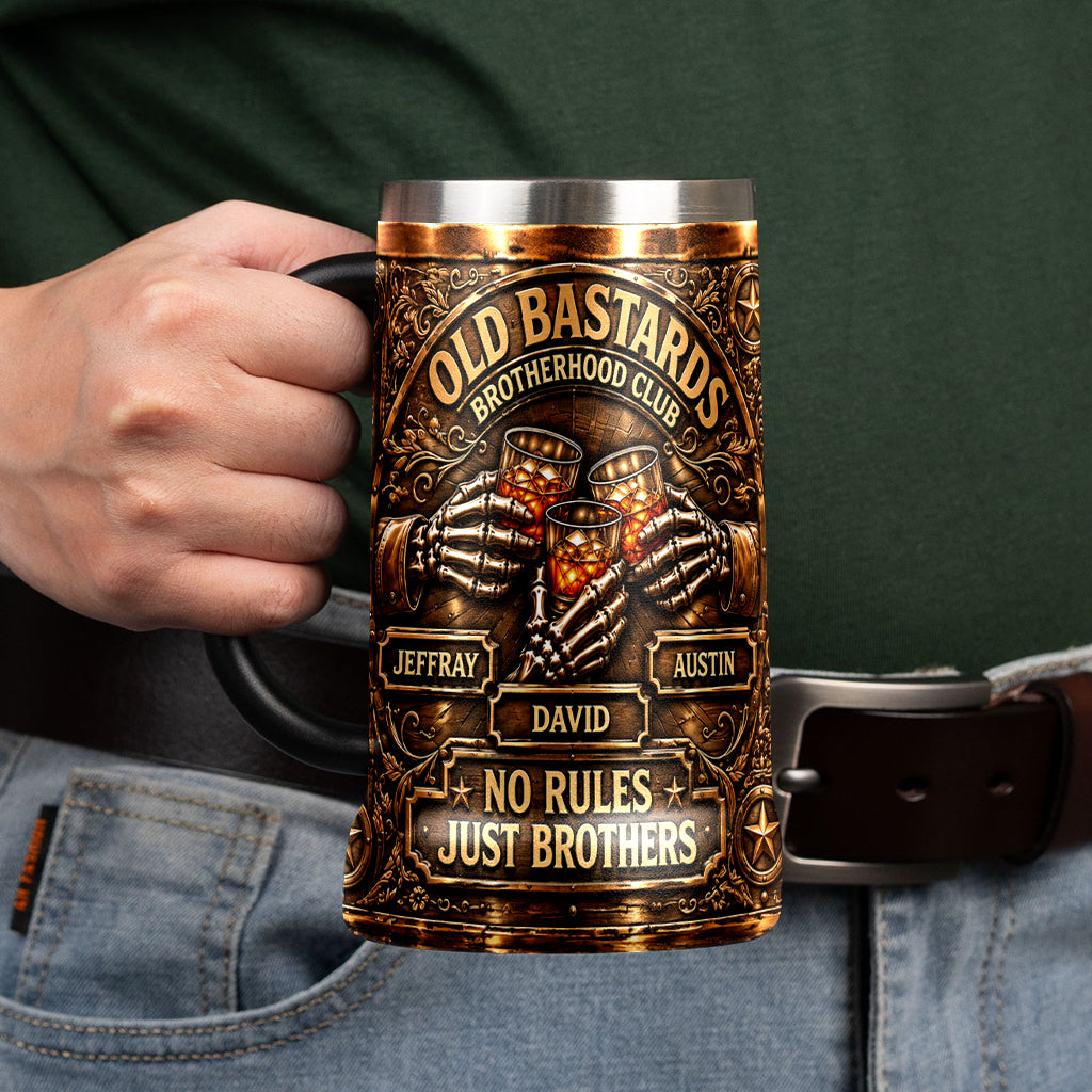 Brotherhood - Personalized Beer Beer Stein
