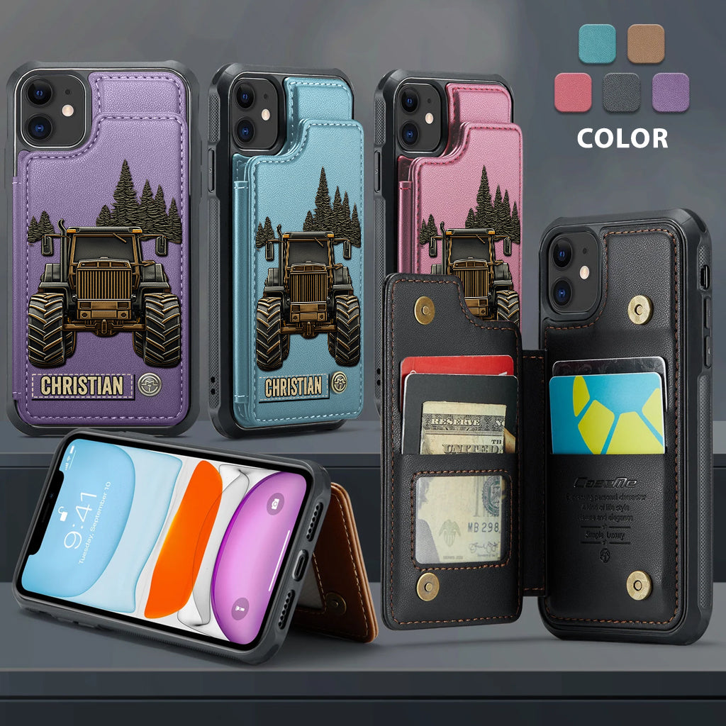 Traktorfahrt – Personalisierte Traktor-Handyhülle