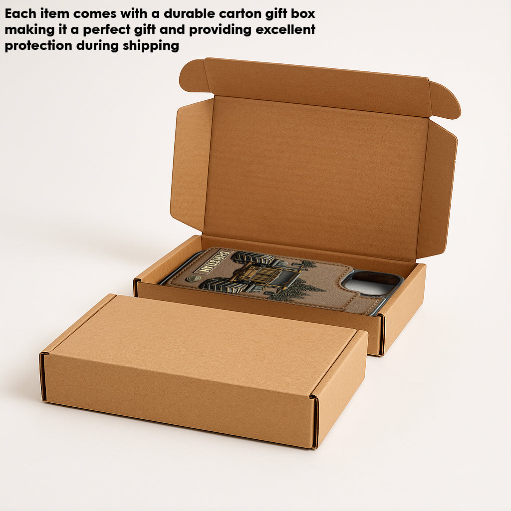 Traktorfahrt – Personalisierte Traktor-Handyhülle