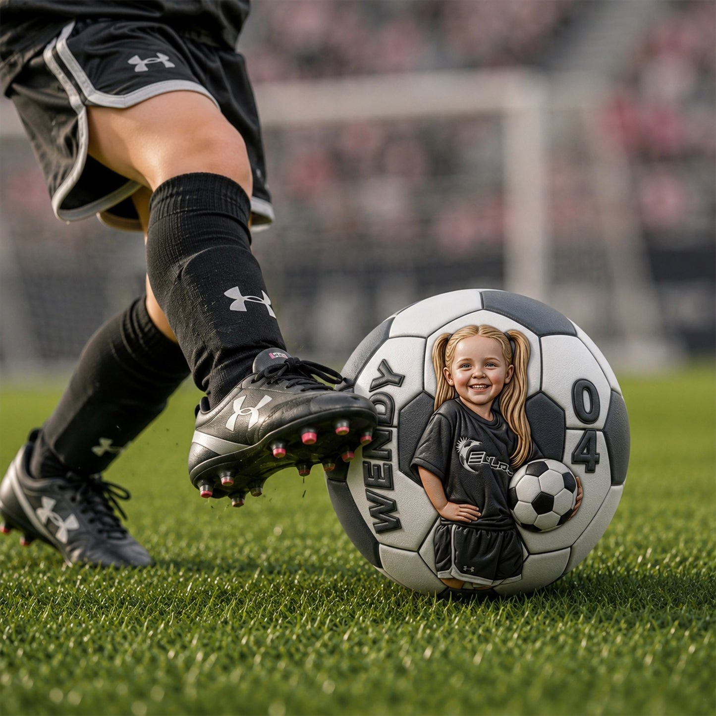 Jedes Foto-Geburtstagsgeschenk für Fußballspieler - Personalisierter Multi-Sportball für Kinder